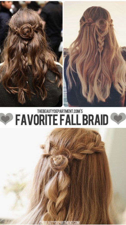 DIY Rodarte Braid Hairstyle Tutorial from The Beauty Department here.