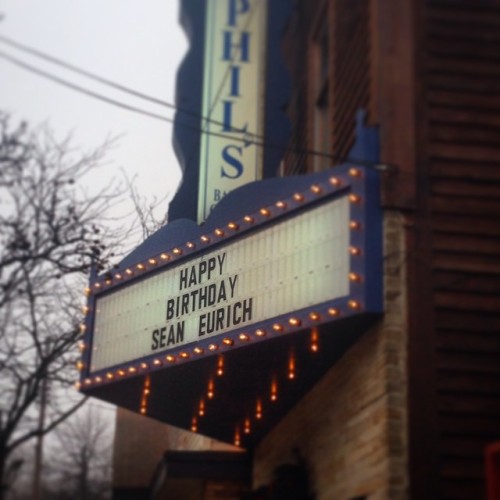 I&rsquo;m famous! #Phil&rsquo;s #Saugatuck #birthday #michigan
