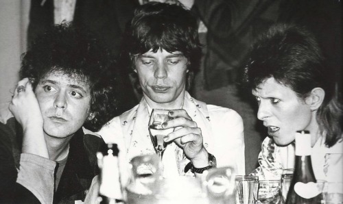 Lou Reed, Mick Jagger & David Bowie at porn pictures
