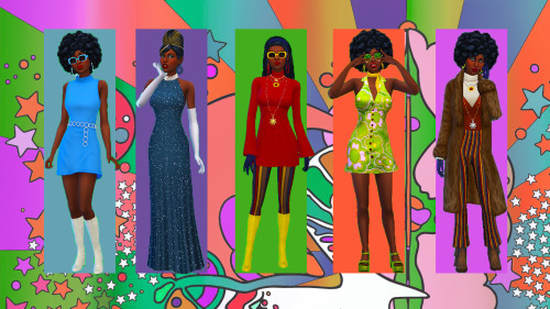 ★ Trixie ★ 1960s lookbook &amp; downloadable sim (no ads!):Tray Files w/ CC + CC Links + CC creators