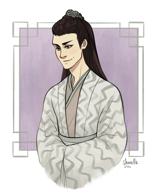 i’m obsessed with this look (meng yao + nie braids)
