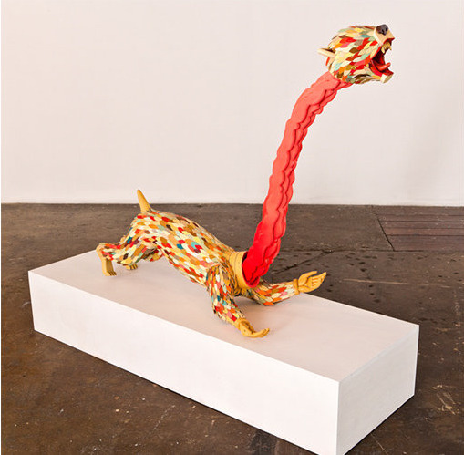 left-hand-black:  AJ Fosik “Fosik’s feral creations take the shape of fantastic