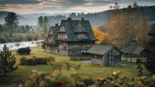 Cabins + Mountains = Dream 