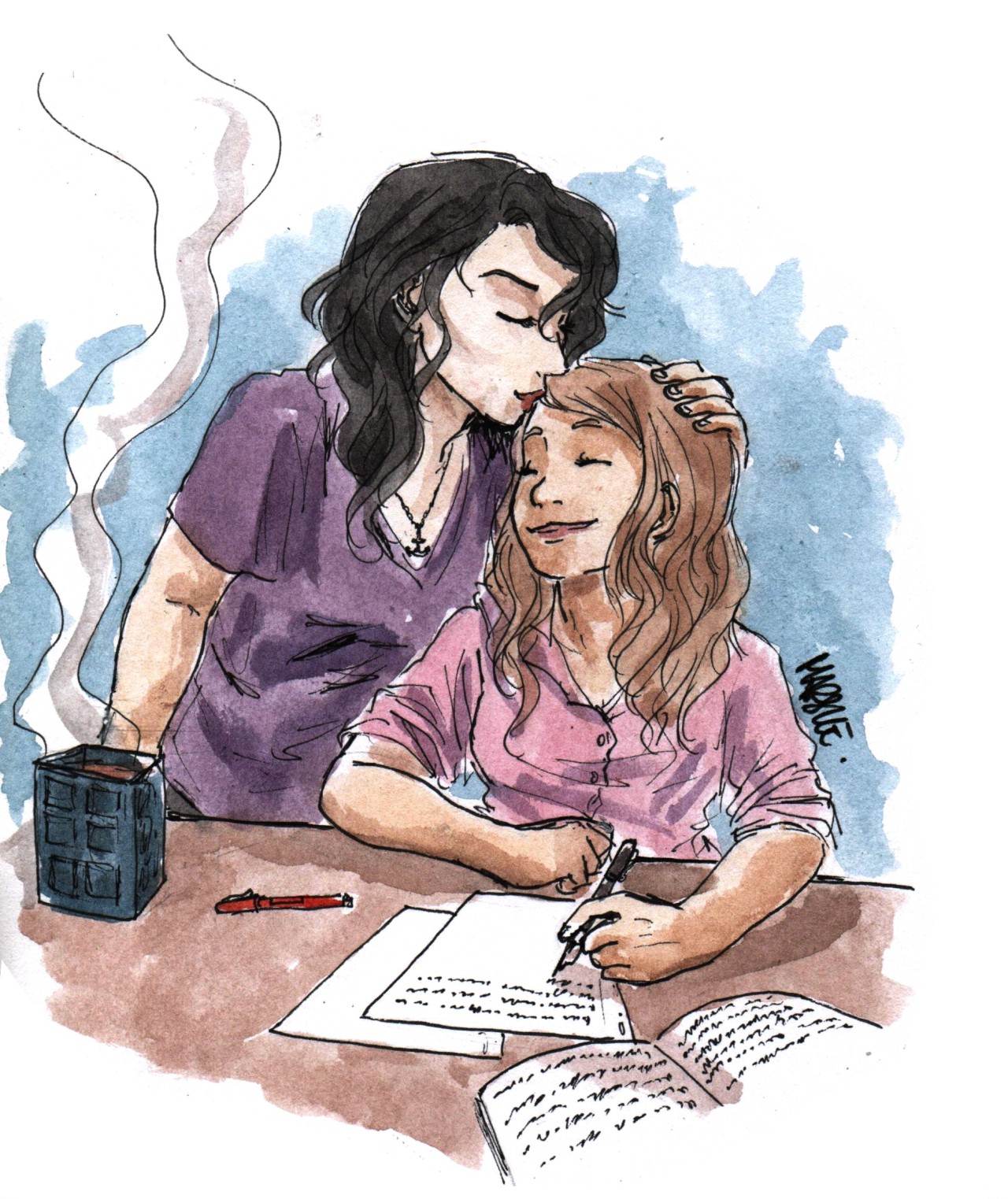 toodrunktofindaurl:  Midterm exams are a lot easier when you’ve got a caring girlfriend