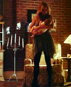 clairebekahs:Rebekah in The Originals season 2 comic con trailer.T___T They’re back. T___T