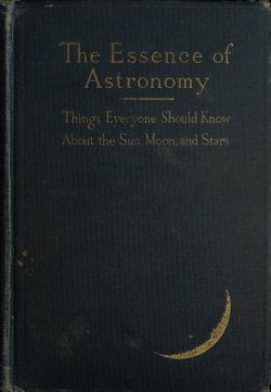 nemfrog:The essence of astronomy. 1914. Book cover.