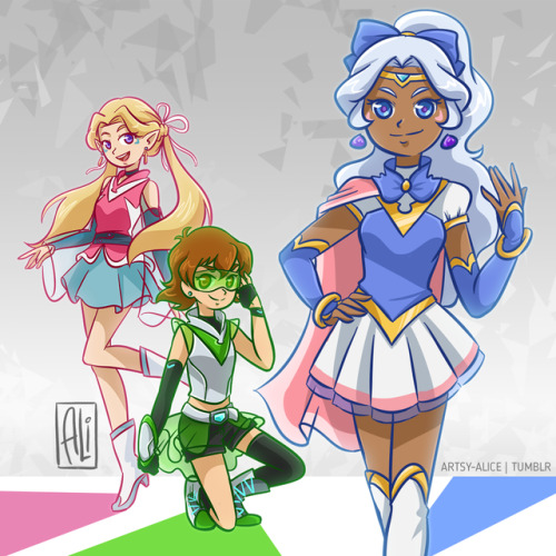 artsy-alice:Voltron: Legendary Mahou Shoujom-my specialty is… uh… drawing magical girls….