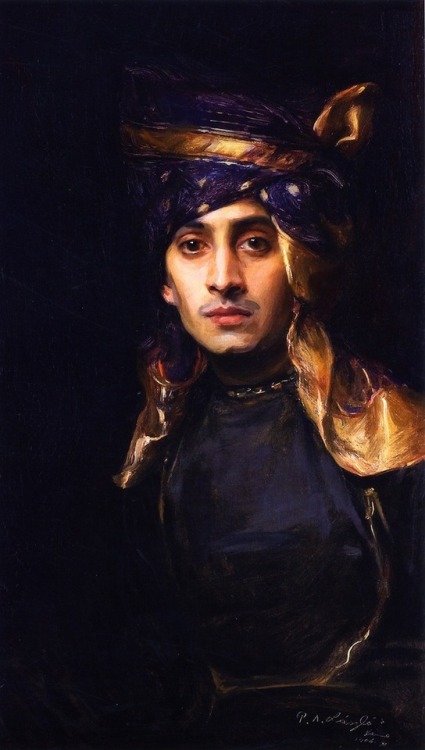 inividia: An Indian Prince (detail) 1906. Philip Alexius de László