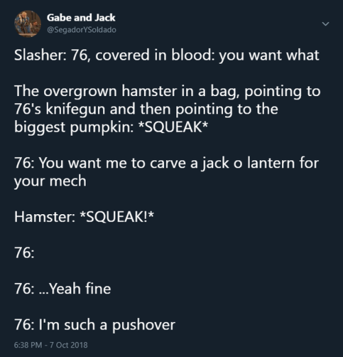 Giant, Intelligent Hamster In A Giant Mech? Meh.Giant, Intelligent Hamster In An Oogie Boogie Costume
