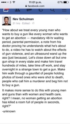 boardgamebrony:  fuck-yeah-feminist:  Shiiiiiiit.  Congressional Republicans treat guns better than they treat women. Always remember that.  