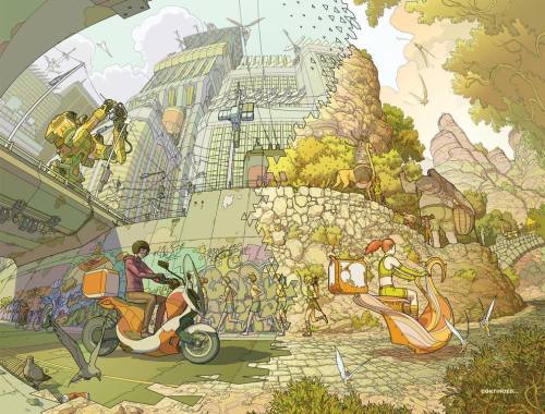 bear1na: NonPlayer #1 interior art by Nate Simpson