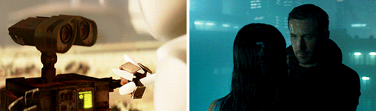 joewright:   WALL·E (2008) — visual consultant: Roger DeakinsBlade Runner 2049