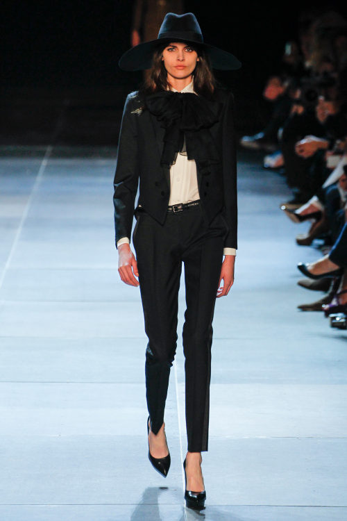 Saint Laurent Spring-Summer 2013The Witching Hour of Saint Laurent Post-Dior, Hedi Slimane&rsquo;s f