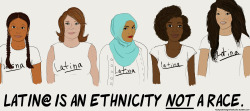 brujacore:  fuckyeahriotgrrrlsofcolor:  Based on this post Latin@ is an ethnicity not a race  YES Very appropriate given conversations/thoughts I’ve been having on race/ethnicity in general   YEEEESSSSS