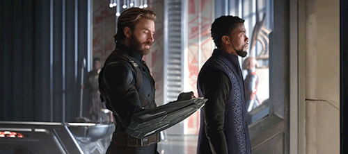 tigerliliesandcherryblossoms:stephrc79:steverogersnotebook:Civil War (2016) | Infinity War (2018)Oka