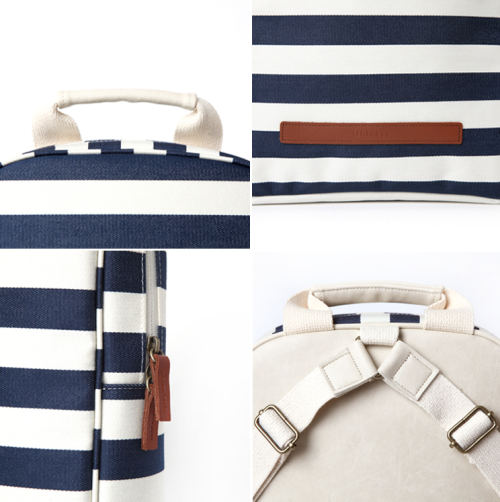 pattern canvas backpack