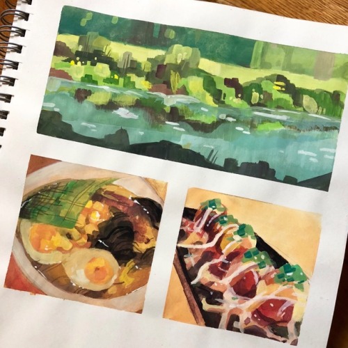 nhuuy: daily gouache studies!
