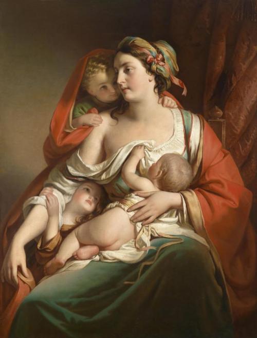 Caritas (Köchin Katharina) = Charity (The CookKatharina)Friedrich von Amerling (Austrian; 1803–1887)