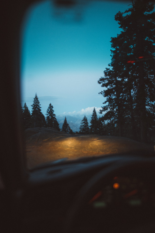 blue hour above Yosemite