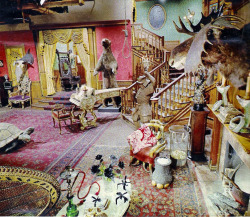 Color photos of The Addams Family television