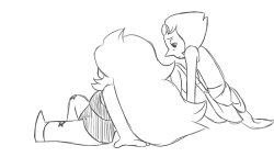 808lhr:  Why didn’t we see more of Amethyst comforting Pearl?!?!Commission me?  yes &lt;3