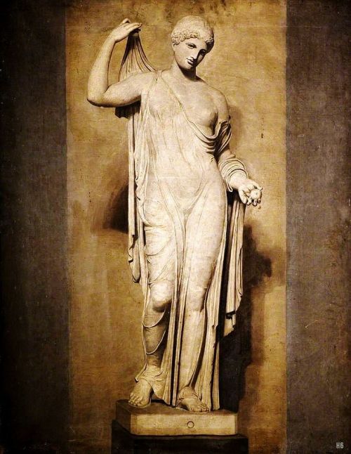 hadrian6:Aphrodite Victorious. 19th.century. artist unknown. oil/canvas.http://hadrian6.tumblr.com