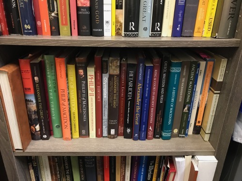 So there’s your Shelfie. Or rather, a lot of them. First group is the actual ATG-Macedonia shelf its