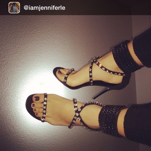 Black sandals - repost from @iamjenniferle How I make it through the Winter.. (Summer Shoe Sales) #s