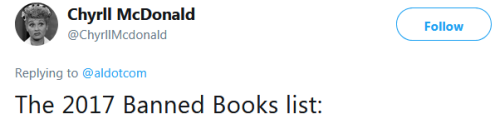 pantheris: deadhisoka:  blackness-by-your-side:  The sign of high quality is the fact the book was banned by the government. Trash literature NEVER EVER had any troubles with the law.  FARENHEIT 451 IS ON THE BANNED BOOKS LIST???IT’S LITERALLY ABOUT