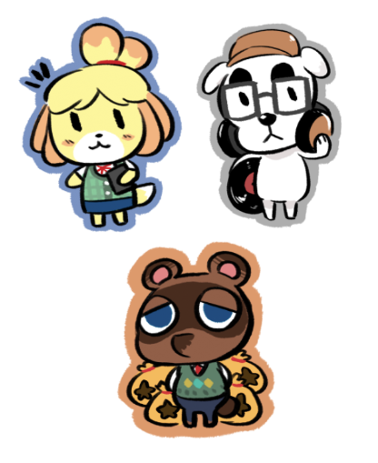 byronb:
“Animal Crossing doodles from Twitter
”