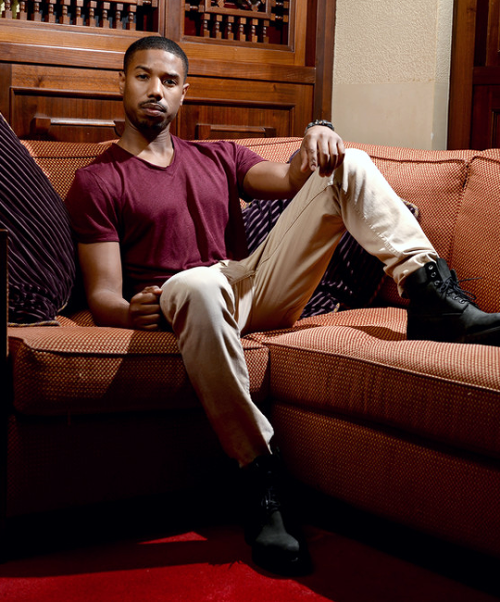 mancandykings: Michael B. Jordan during a portrait session at the 10th Annual Dubai International Film Festival held at the Madinat Jumeriah Complex on December 9, 2013 in Dubai, United Arab Emirates.