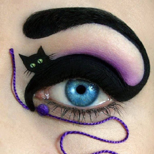 losethehours:  doitsuyourlordandsavior:  sixpenceee:  A compilation of halloween themed eye make-up.