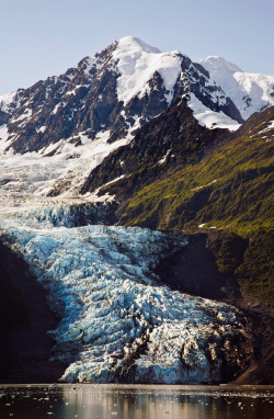 refluent:  College Fjord Glacier (by David Schroeder) 