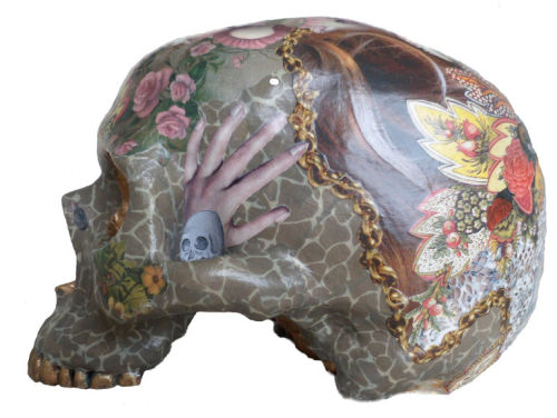 Life size skull sculptures from RARA Collective The RARA Collective is a group of four artists who l