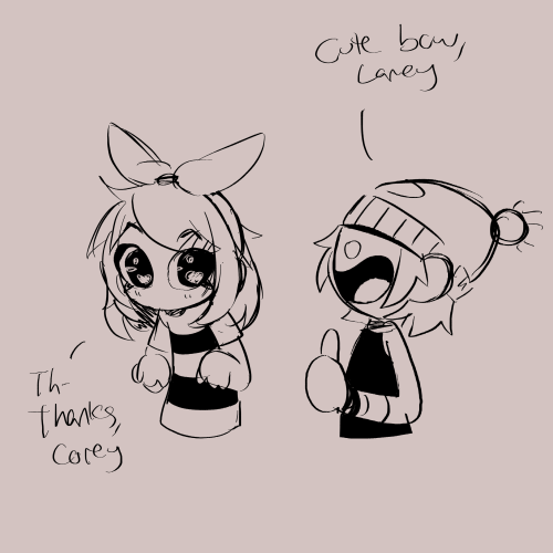 Drew This And Laney's Hair Reminded Me Of Kagamine Rin. Therefore, This.