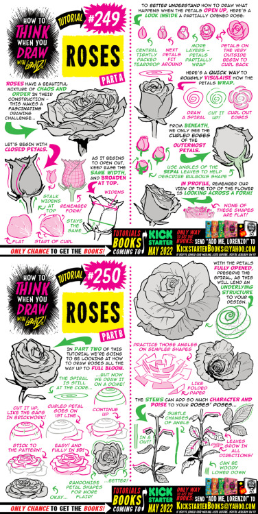 etheringtonbrothers:ROSES! Tutorials BOOKS (inc. a special 3-BOOK “STARTER SET” for