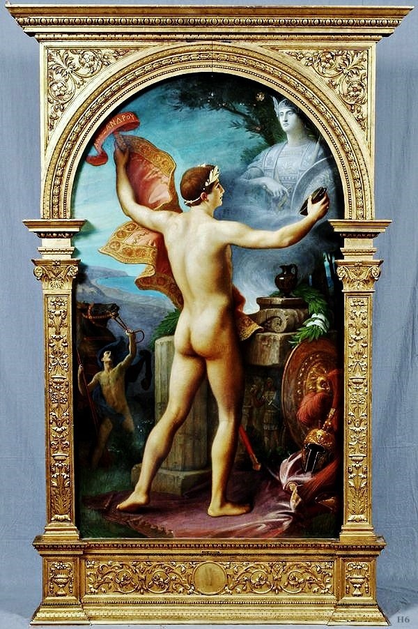 19thcenturyboyfriend:  The Appearance of Caesar’s Ghost to Brutus, Jean Jules