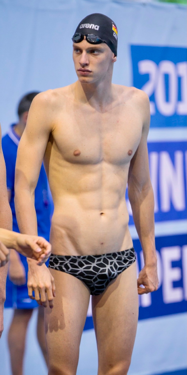 speedoclassics:  Lean, mean German swimmer.