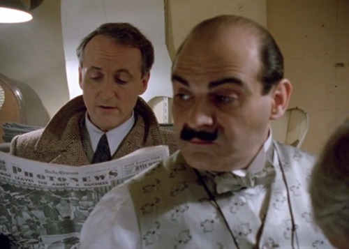 Sometimes I think Hastings only pops round to read Poirot’s newspapers.Happy Hastings Monday, everyo