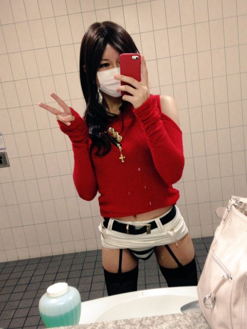 I go out wearing this outfit. A lot of people looked at me♡♡