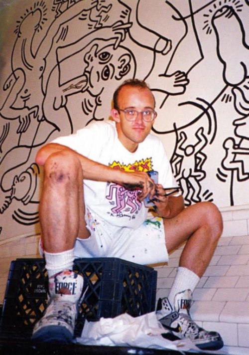 On this day 28 years ago, and nine months away from his death due to AIDS, Keith Haring was invited 