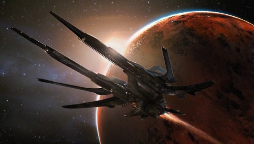 cyberclays: Star Citizen: Vanduul Torpedo bomber - by Eddie Del Rio