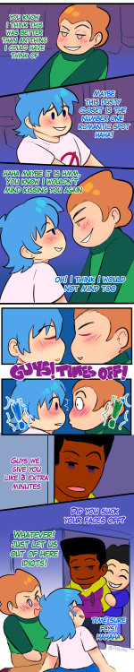 “Our first kiss” || Pico x BF comic  ❤︎ I try the &ldquo;scrolling&rdquo; or &ldquo;webtoon&rdquo; 