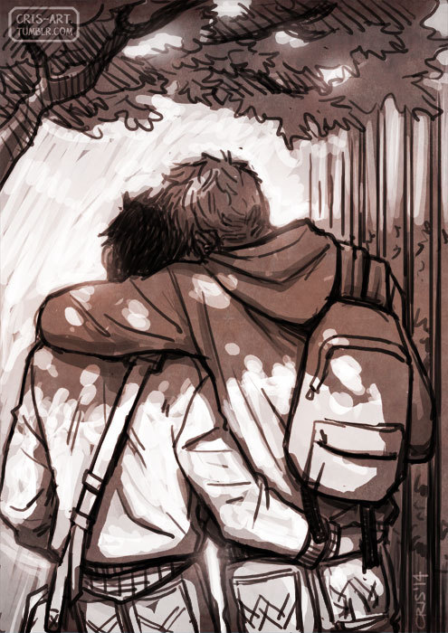 cris-art:  Who would like to be on the go embracing like them? ♥  I imagine this