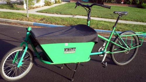 lastreetsblog: Unique CETMA Cargo bike stolen Sunday night in Westchester. If you see it, email Lane
