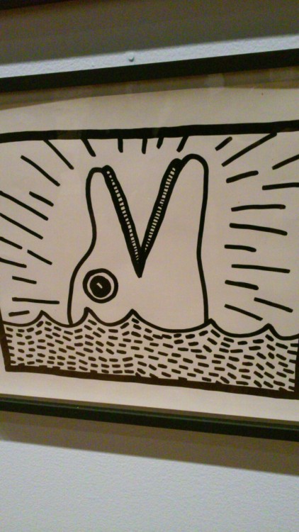 psilolysergicamine:  I’m very happy to have been able to view the Keith Haring exhibit in SF today.  Rest in peace to an amazing and highly influential artist.