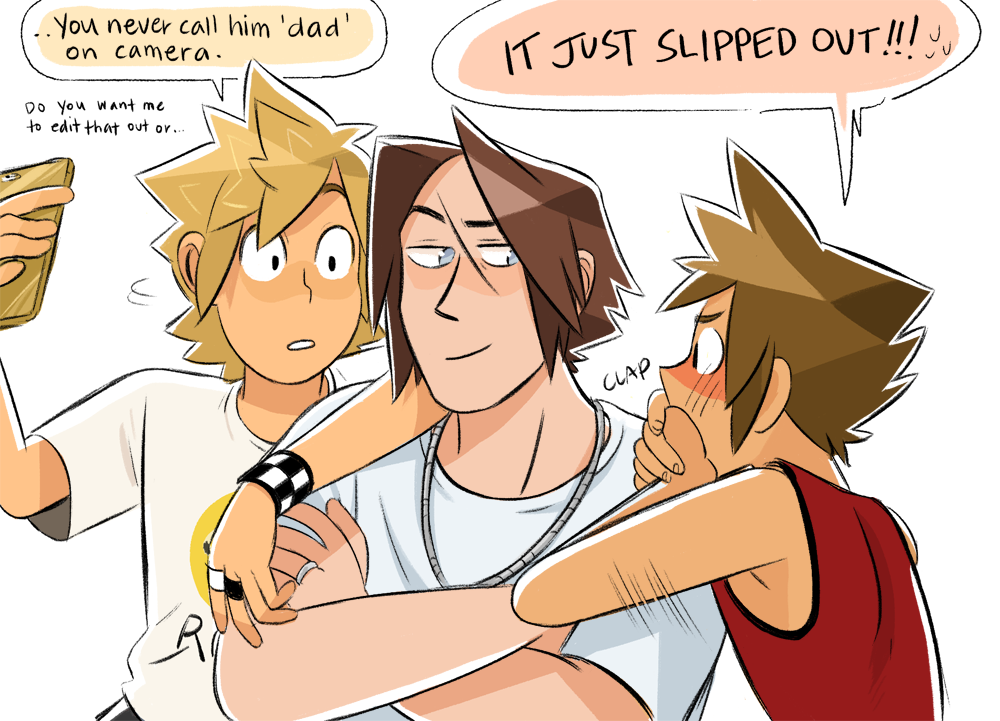 liverpepper:  sora: his hair hasnt been this short since we were 8!!!!! 