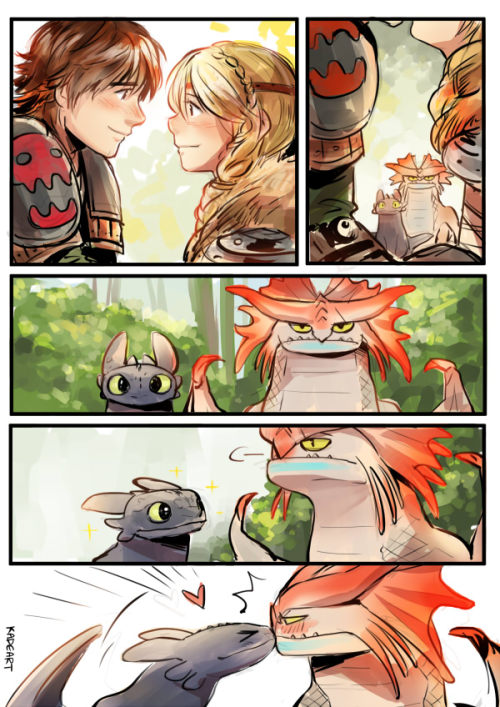 kadeart:  Dragon Kiss  