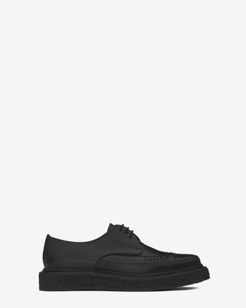 Saint Laurent creepers with woven detail