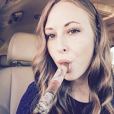 CIGAR Capnolagnia Female Smoking Fetish (NSFW )